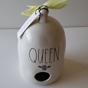 NWT - Rae Dunn Queen Bee Ceramic Bird House